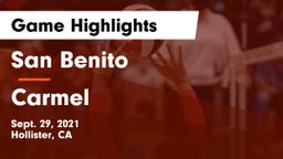 San Benito  vs Carmel Game Highlights - Sept. 29, 2021