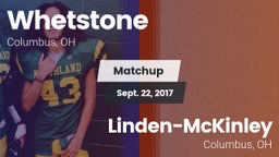 Matchup: Whetstone vs. Linden-McKinley  2017