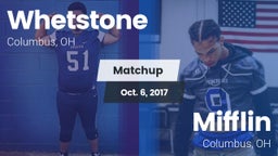 Matchup: Whetstone vs. Mifflin  2017