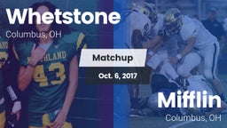 Matchup: Whetstone vs. Mifflin  2017