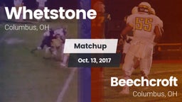 Matchup: Whetstone vs. Beechcroft  2017