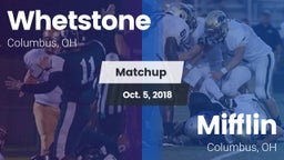 Matchup: Whetstone vs. Mifflin  2018
