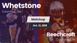 Matchup: Whetstone vs. Beechcroft  2018