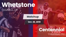 Matchup: Whetstone vs. Centennial  2018