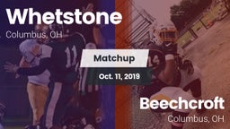 Matchup: Whetstone vs. Beechcroft  2019