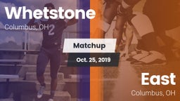 Matchup: Whetstone vs. East  2019