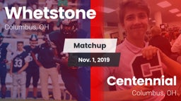 Matchup: Whetstone vs. Centennial  2019