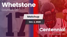 Matchup: Whetstone vs. Centennial  2020