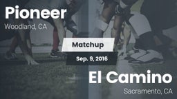 Matchup: Pioneer vs. El Camino  2016
