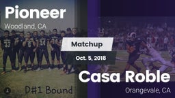 Matchup: Pioneer vs. Casa Roble 2018