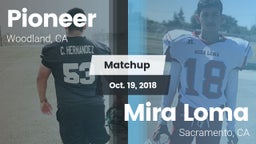 Matchup: Pioneer vs. Mira Loma  2018