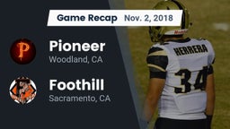 Recap: Pioneer  vs. Foothill  2018
