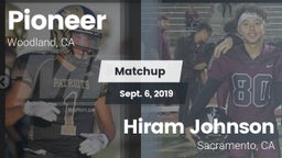 Matchup: Pioneer vs. Hiram Johnson  2019