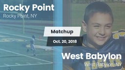 Matchup: Rocky Point vs. West Babylon  2018
