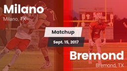 Matchup: Milano vs. Bremond  2017