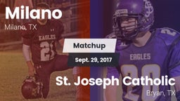 Matchup: Milano vs. St. Joseph Catholic  2017