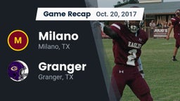 Recap: Milano  vs. Granger  2017