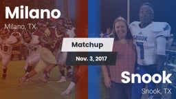 Matchup: Milano vs. Snook  2017
