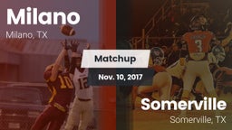 Matchup: Milano vs. Somerville  2017