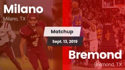 Matchup: Milano vs. Bremond  2019