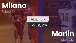 Matchup: Milano vs. Marlin  2019