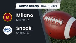 Recap: Milano  vs. Snook  2021