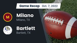 Recap: Milano  vs. Bartlett  2022