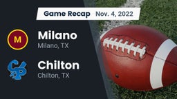 Recap: Milano  vs. Chilton  2022