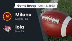 Recap: Milano  vs. Iola  2023