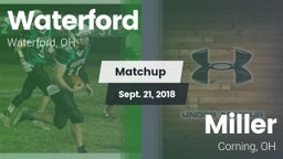 Matchup: Waterford vs. Miller  2018