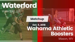 Matchup: Waterford vs. Wahama Athletic Boosters 2018