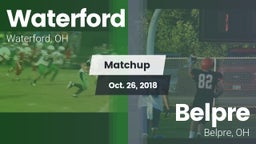 Matchup: Waterford vs. Belpre  2018