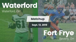 Matchup: Waterford vs. Fort Frye  2019