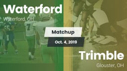 Matchup: Waterford vs. Trimble  2019