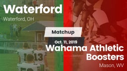 Matchup: Waterford vs. Wahama Athletic Boosters 2019