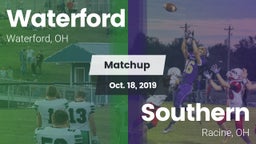 Matchup: Waterford vs. Southern  2019