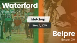 Matchup: Waterford vs. Belpre  2019