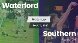 Matchup: Waterford vs. Southern  2020