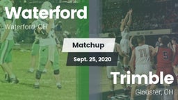Matchup: Waterford vs. Trimble  2020