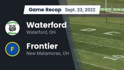 Recap: Waterford  vs. Frontier  2022