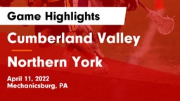 Cumberland Valley  vs Northern York  Game Highlights - April 11, 2022
