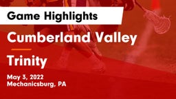 Cumberland Valley  vs Trinity  Game Highlights - May 3, 2022