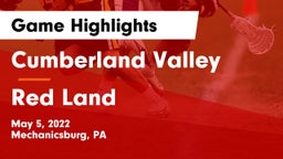 Cumberland Valley  vs Red Land  Game Highlights - May 5, 2022