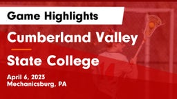 Cumberland Valley  vs State College  Game Highlights - April 6, 2023