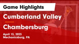 Cumberland Valley  vs Chambersburg  Game Highlights - April 13, 2023