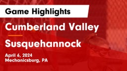 Cumberland Valley  vs Susquehannock  Game Highlights - April 6, 2024