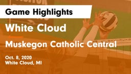 White Cloud  vs Muskegon Catholic Central Game Highlights - Oct. 8, 2020