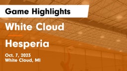 White Cloud  vs Hesperia  Game Highlights - Oct. 7, 2023