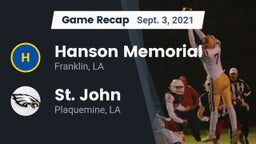 Recap: Hanson Memorial  vs. St. John  2021