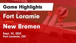 Fort Loramie  vs New Bremen  Game Highlights - Sept. 23, 2023
